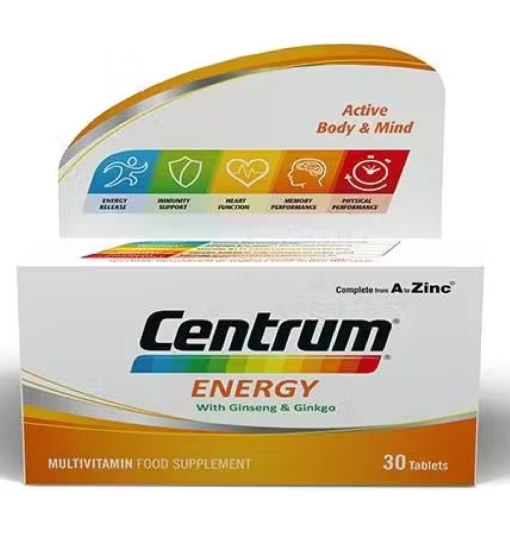 Centrum Energy Multivitamins Complete A to Zinc