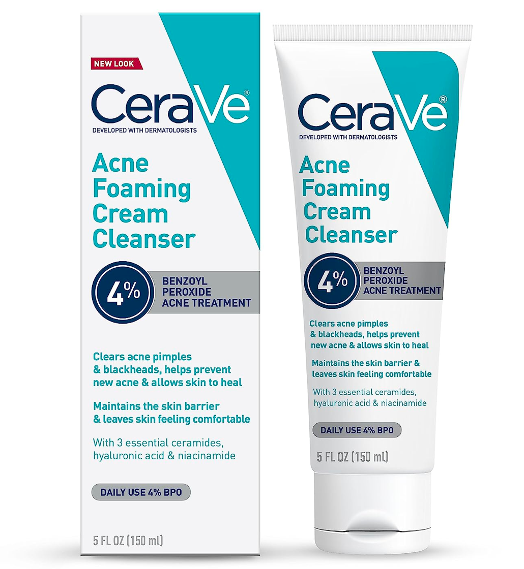 CeraVe Acne Foaming Cream Cleanser 4%