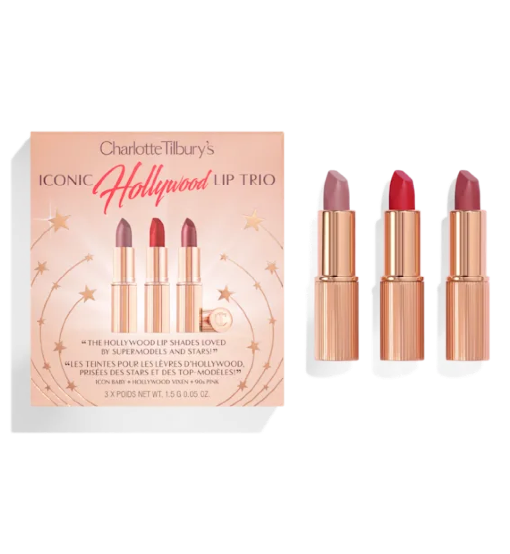 Charlotte Tilbury's Iconic Hollywood Lip Trio