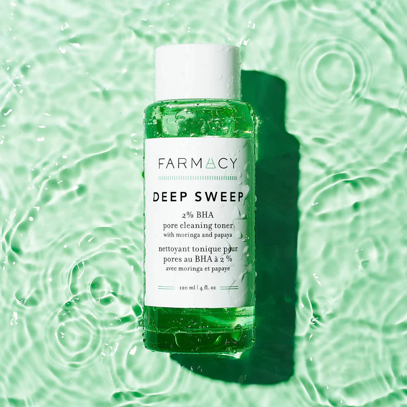 Farmacy Deep Sweep 2% BHA Pore Cleaning Toner with Moringa + Papaya