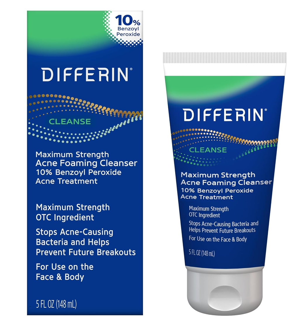 Differin Maximum Strength Acne Foaming Cleanser