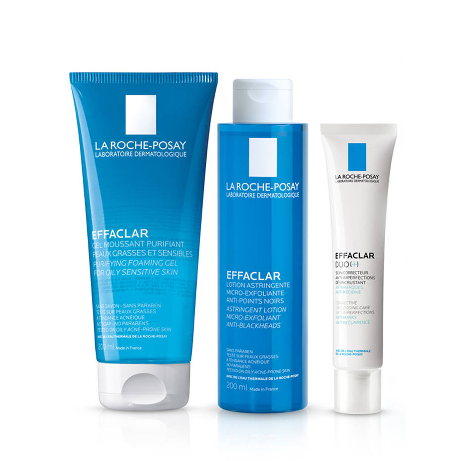 La Roche-Posay Effaclar 3-Step Anti-Blemish System Set