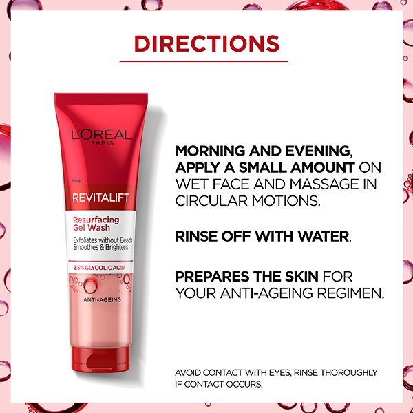 L'Oreal Revitalift Glycolic Resurfacing Gel Wash Cleanser