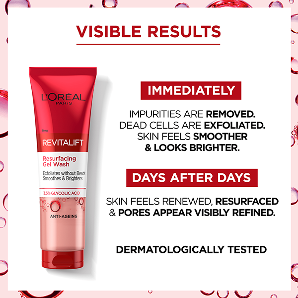 L'Oreal Revitalift Glycolic Resurfacing Gel Wash Cleanser