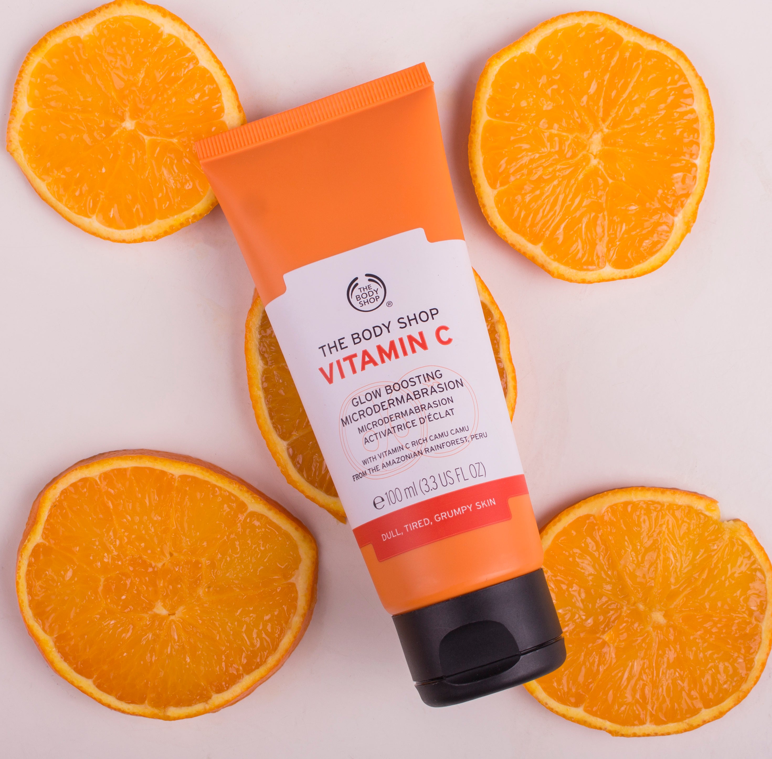 The Body Shop Vitamin C Glow Boosting Microdermabrasion Exfoliator