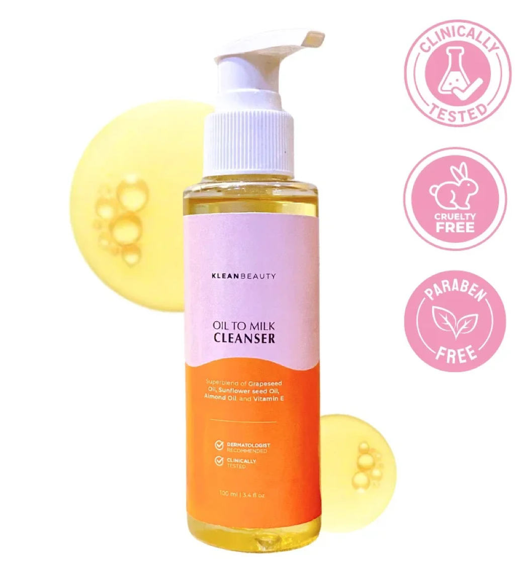 Klean Beauty Oil to Milk Cleanser