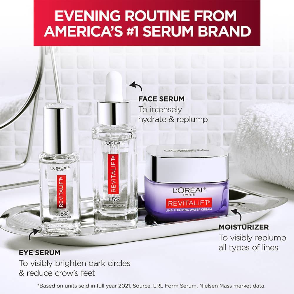 L'Oreal Paris Revitalift Derm Intensives® Micro Hyaluronic Acid + Ceramides Line-Plumping Water Cream