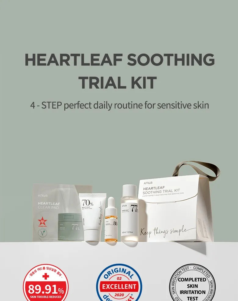 Anua Heartleaf Soothing Trial Kit