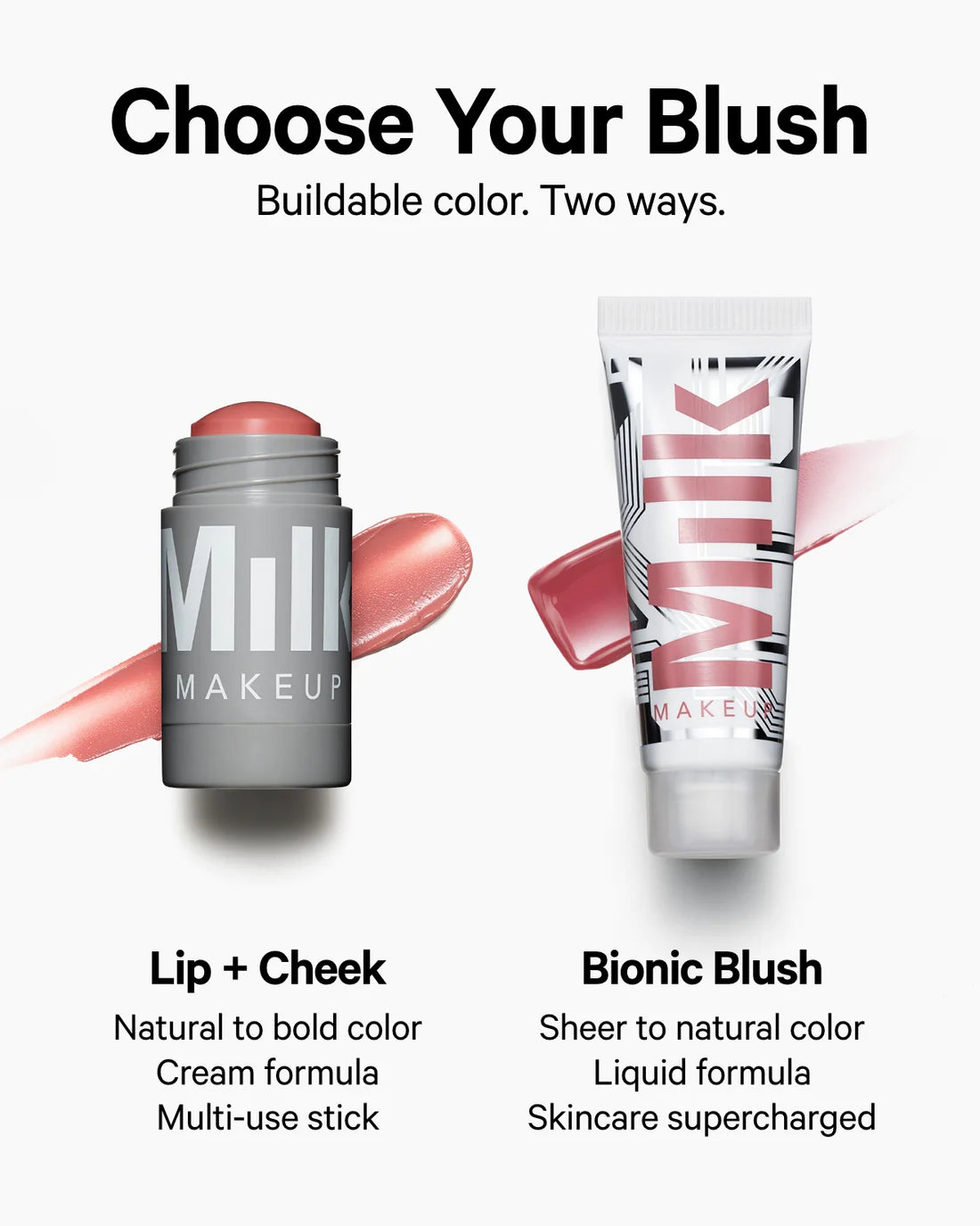 Milk Makeup Lip + Cheek Cream Blush Stick