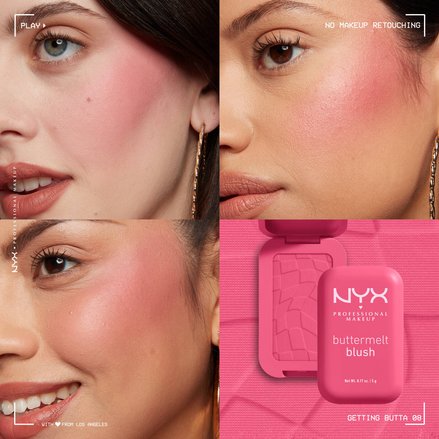 NYX Professional Makeup Buttermelt Blush