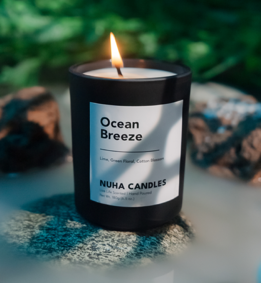 Nuha Scents Candle - Ocean Breeze