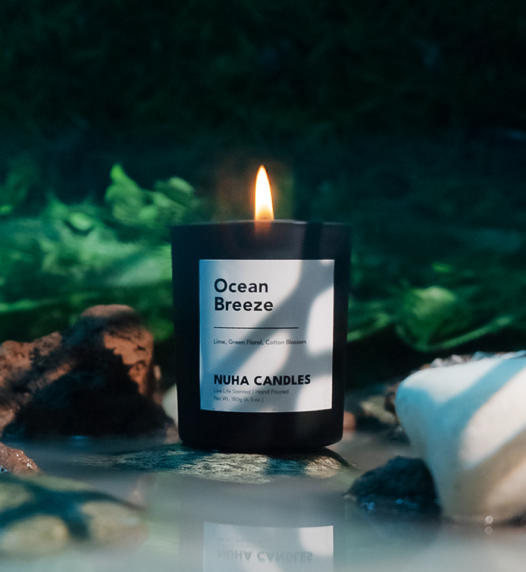 Nuha Scents Candle - Ocean Breeze