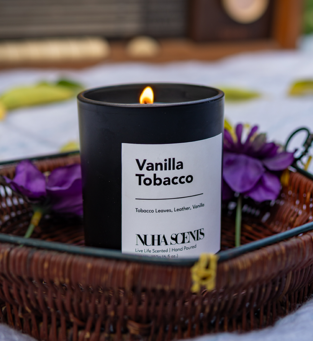 Nuha Scents Candle - Vanilla Tobacco