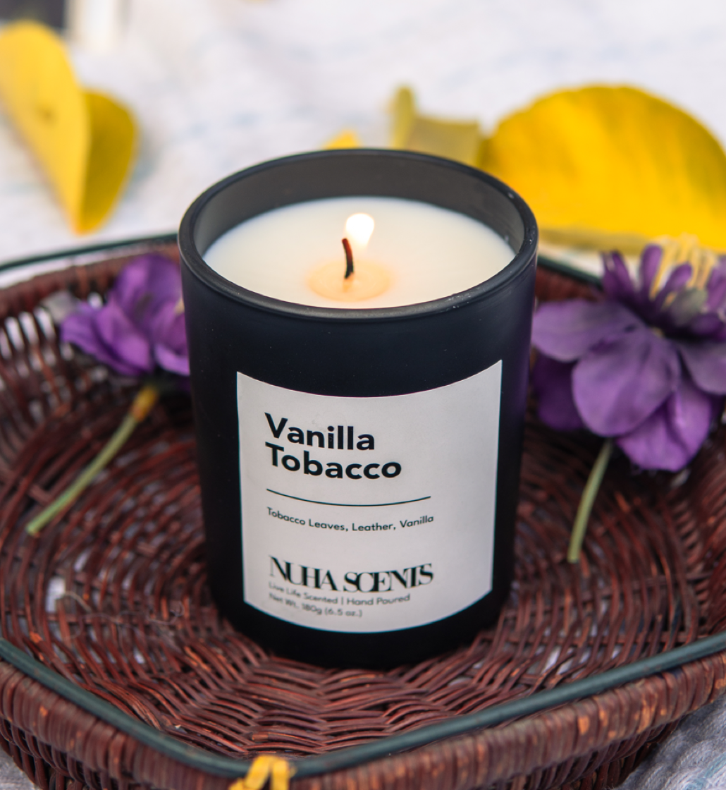 Nuha Scents Candle - Vanilla Tobacco