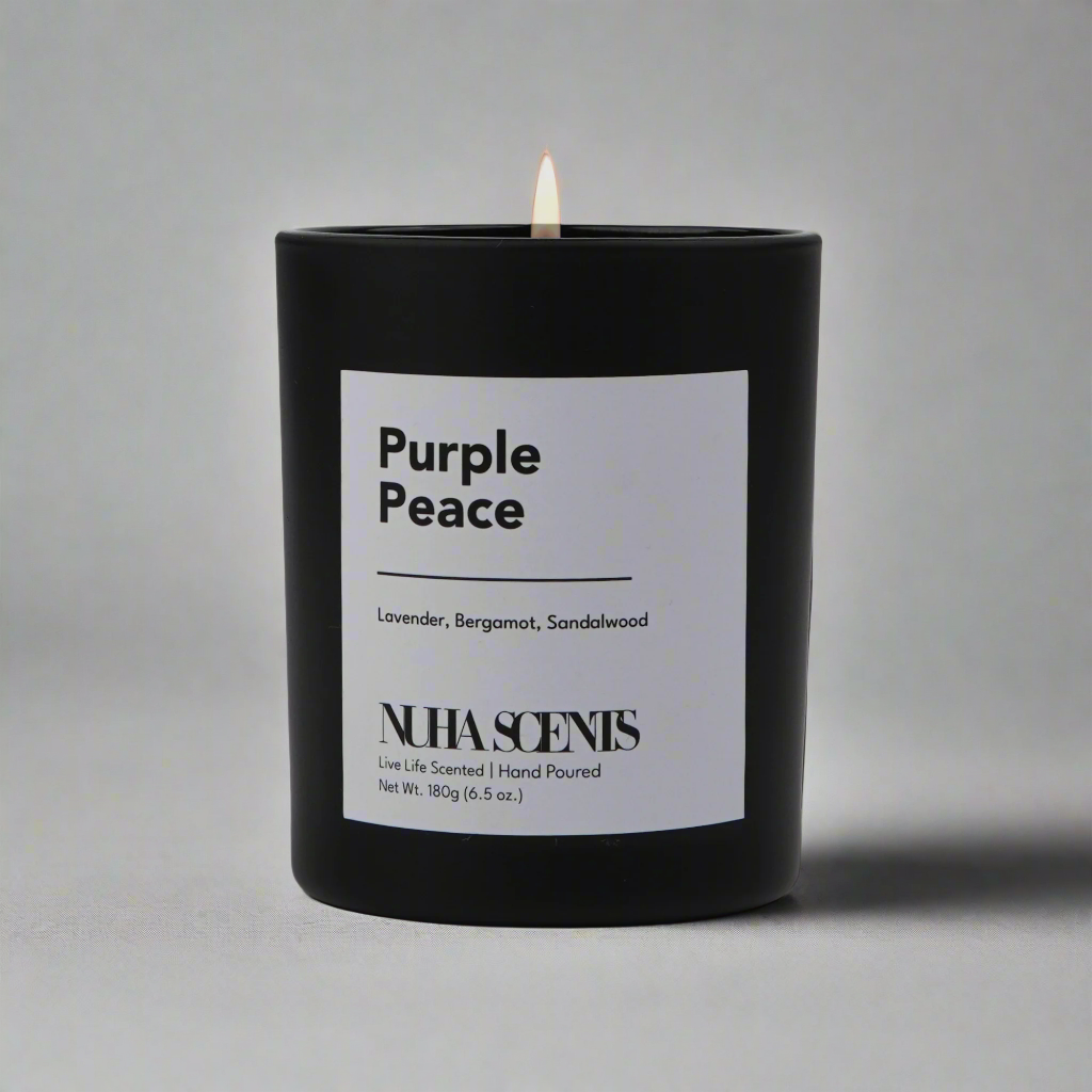 Nuha Scents Candle - Purple Peace