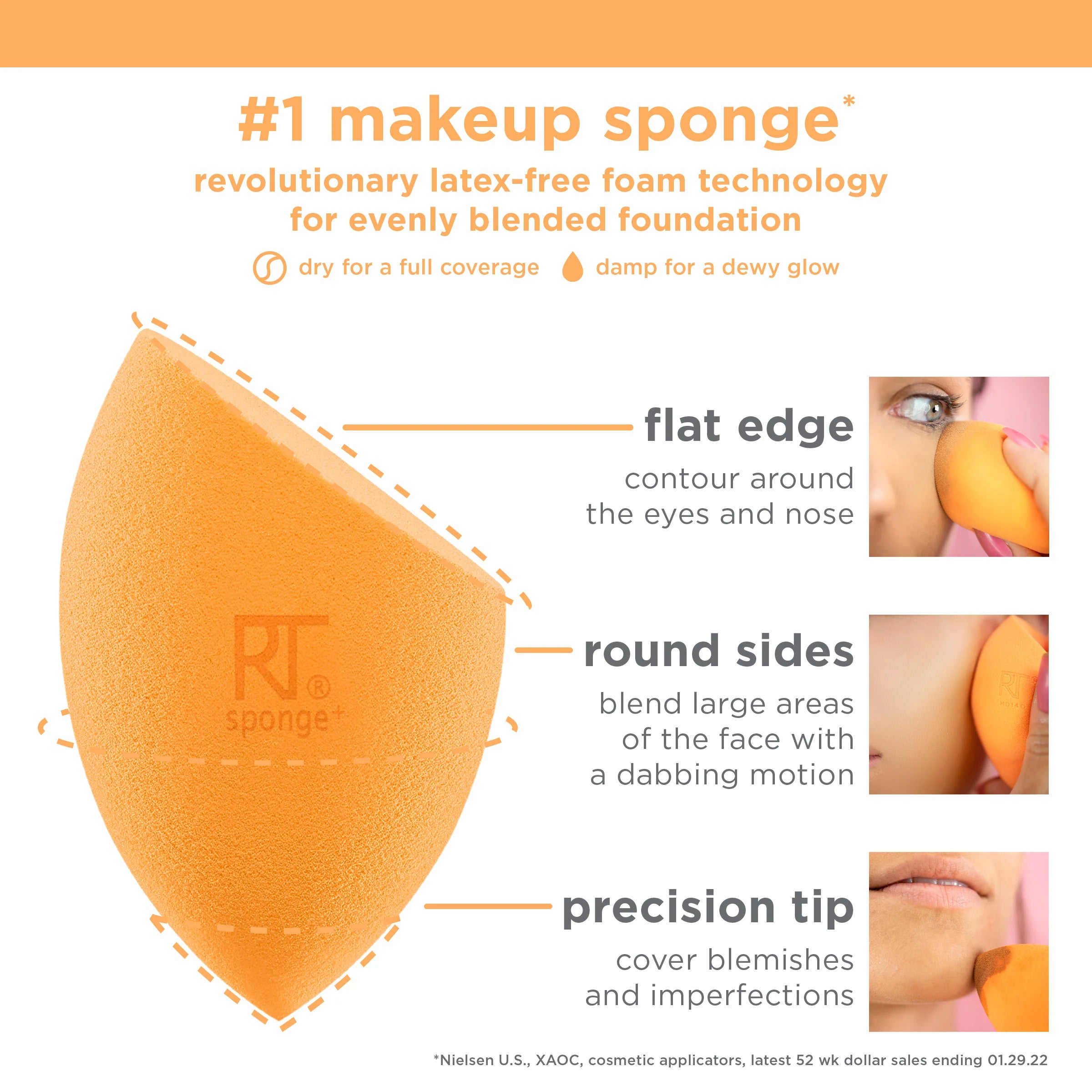 Real Techniques Miracle Complexion Sponge - Set of Two