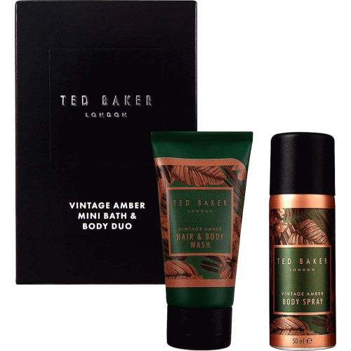 Ted Baker Vintage Amber Mini Bath & Body Duo Gift Set