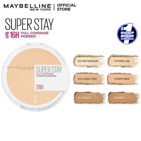 Maybelline Super Stay 24H Full Coverage Powder Foundation