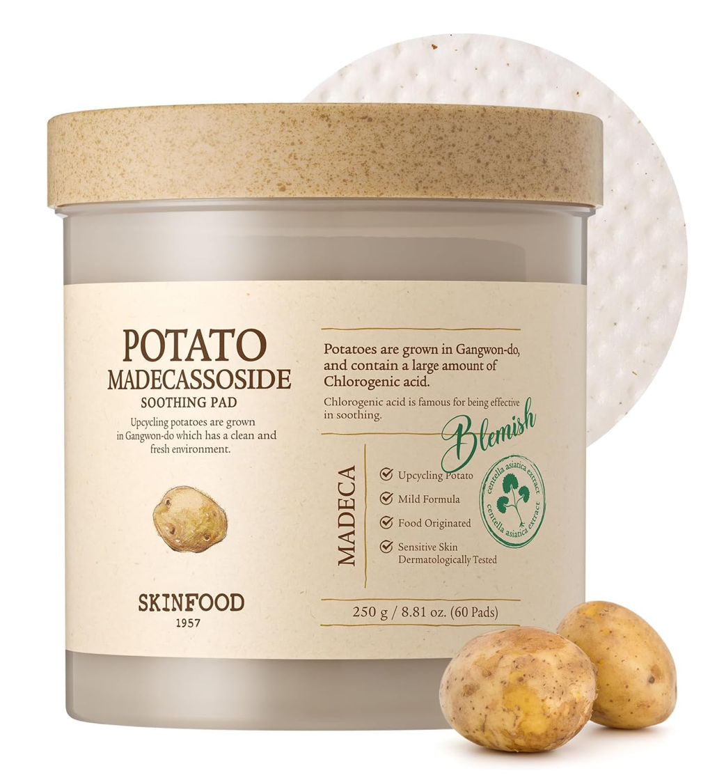 Skinfood Potato Madecassoside Soothing Pad