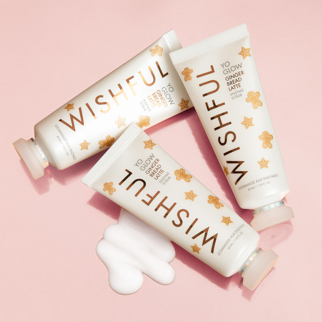 Wishful Yo Glow Gingerbread Latte Enzyme Scrub