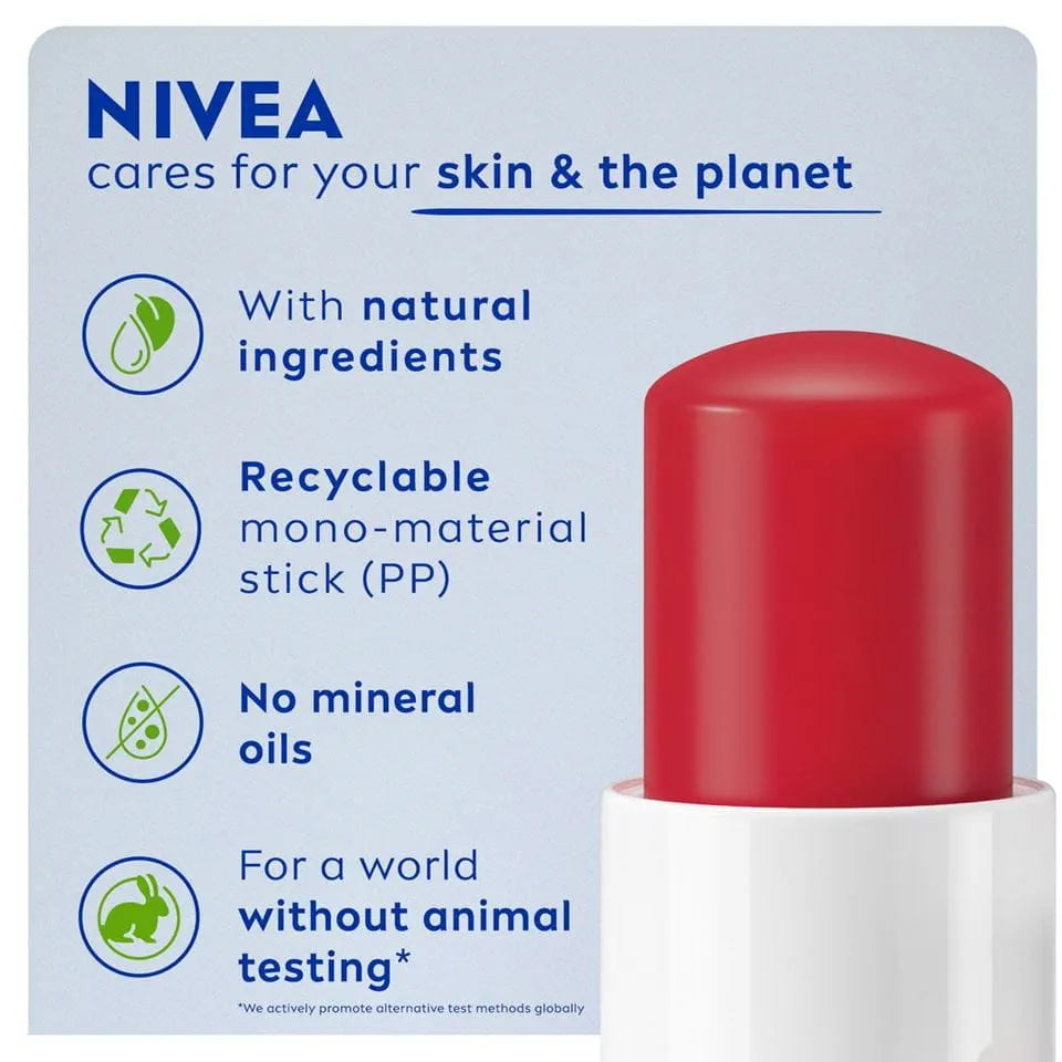 Nivea Strawberry Shine Lip Balm