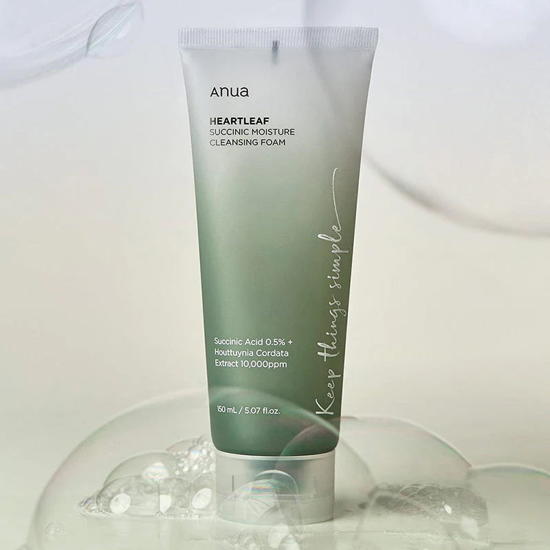 Anua Heartleaf Succinic Moisture Cleansing Foam