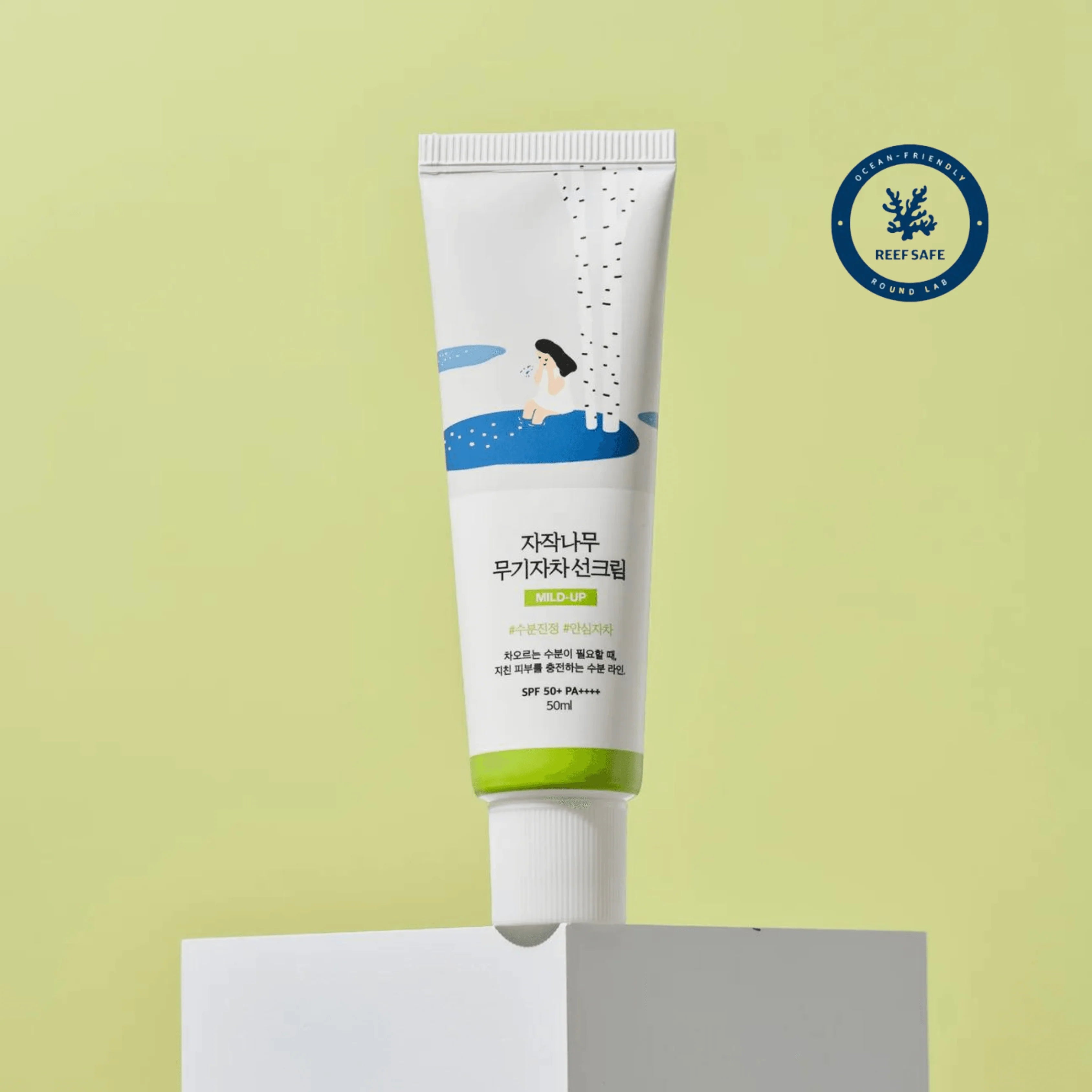 Round Lab Birch Moisturizing Mild-Up Sunscreen SPF50+