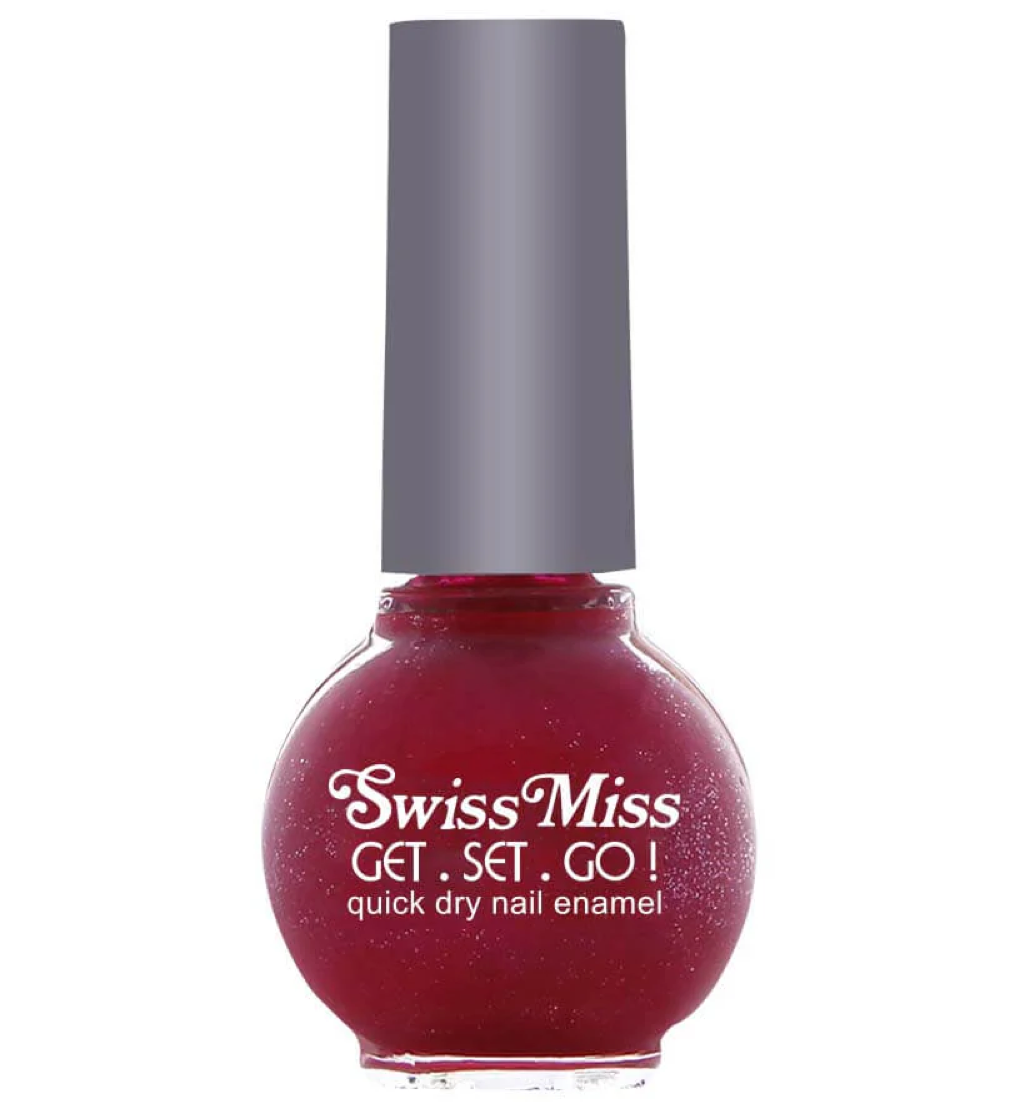 Swiss Miss Get Set Go Quick Dry Nail Paint - 409 Cherry Charisma