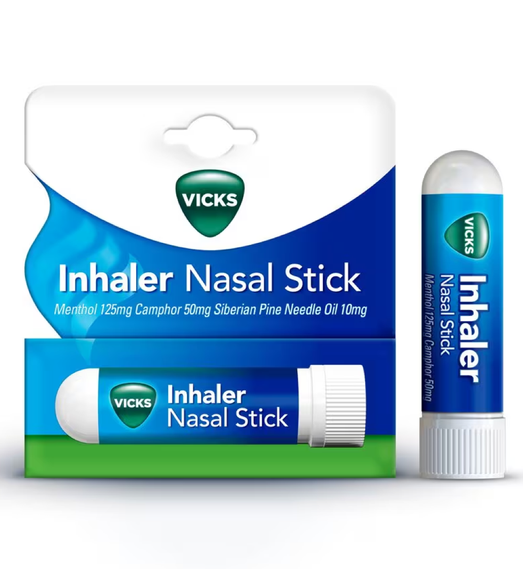 Vicks Inhaler Fast Acting Blocked Nose Relief Stick