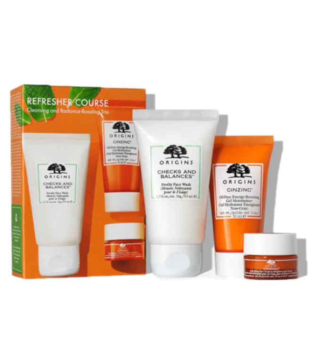 Origins Refresher Course Cleansing And Radiance-Boosting Trio Set