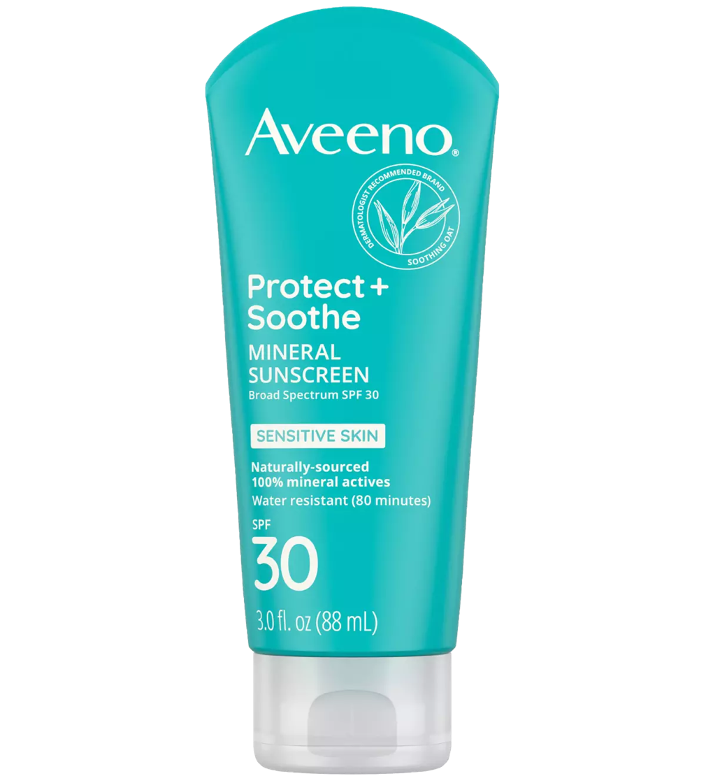 Aveeno Protect + Soothe Mineral Sunscreen Lotion SPF 30