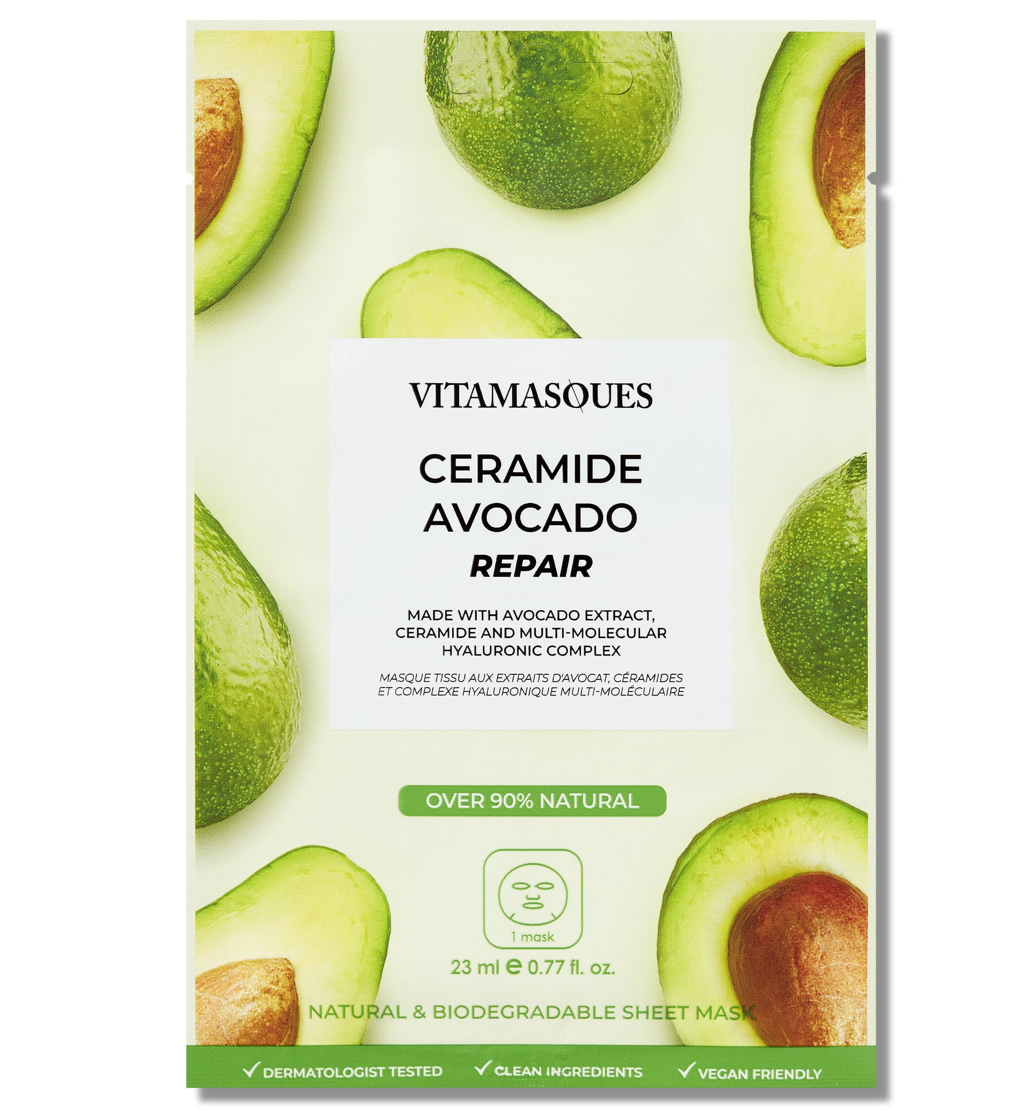 Vitamasques Ceramide Avocado Repair Sheet Mask