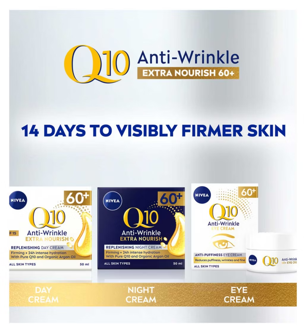 Nivea Q10 Anti-Wrinkle 60+ Replenishing Night Cream