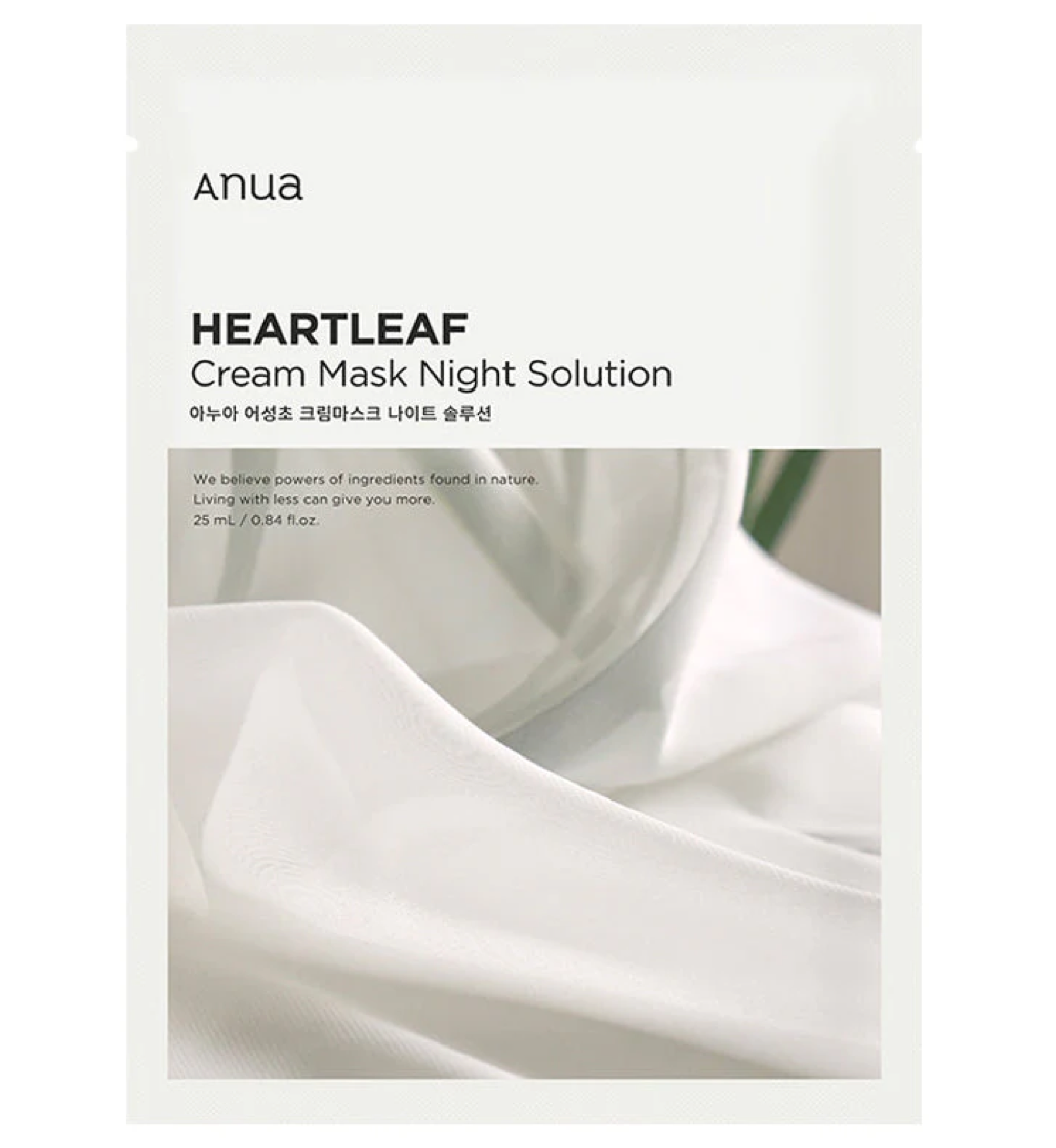 Anua Heartleaf Cream Mask Night Solution