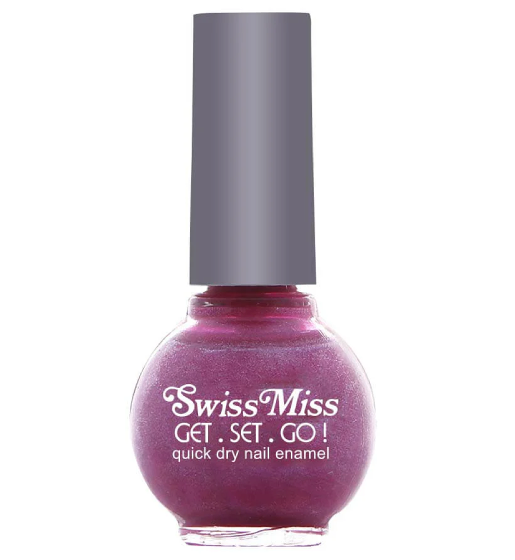 Swiss Miss Get Set Go Quick Dry Nail Paint - 257 Raspberry Rose