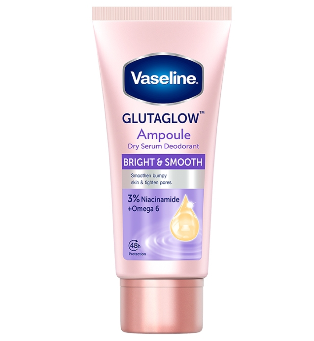 Vaseline GlutaGlow Ampoule Dry Serum Deodorant Bright & Smooth