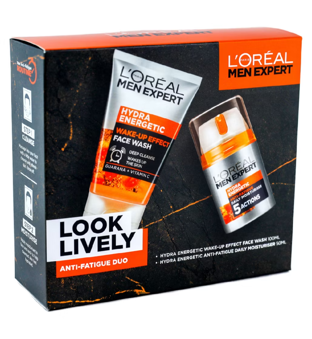 L'Oreal Paris Men Expert Look Lively Anti-Fatigue Duo Giftset for Him