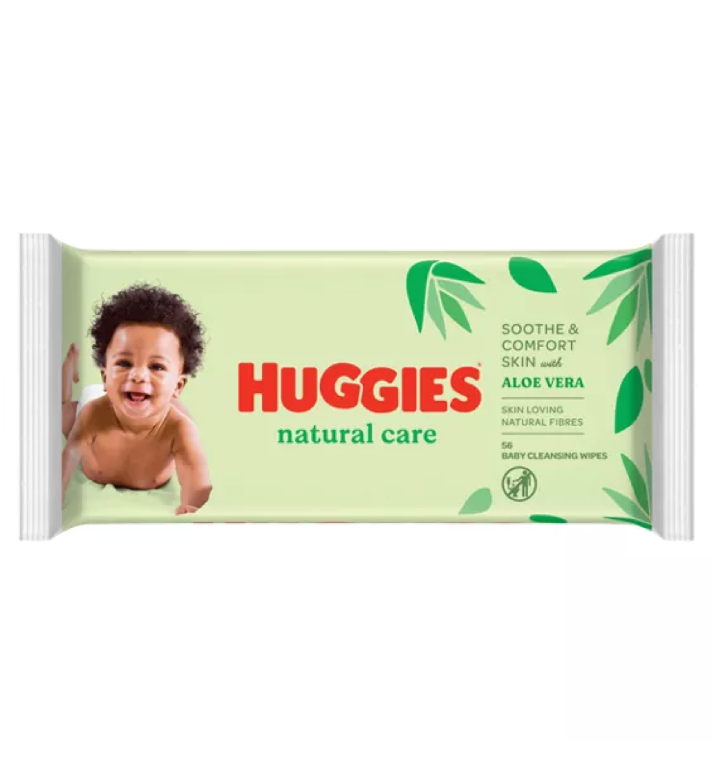 Huggies Natural Care Baby Wipes - Aloe Vera