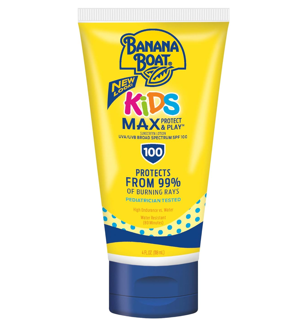 Banana Boat Kids Max Protect & Play Sunscreen Lotion SPF 100