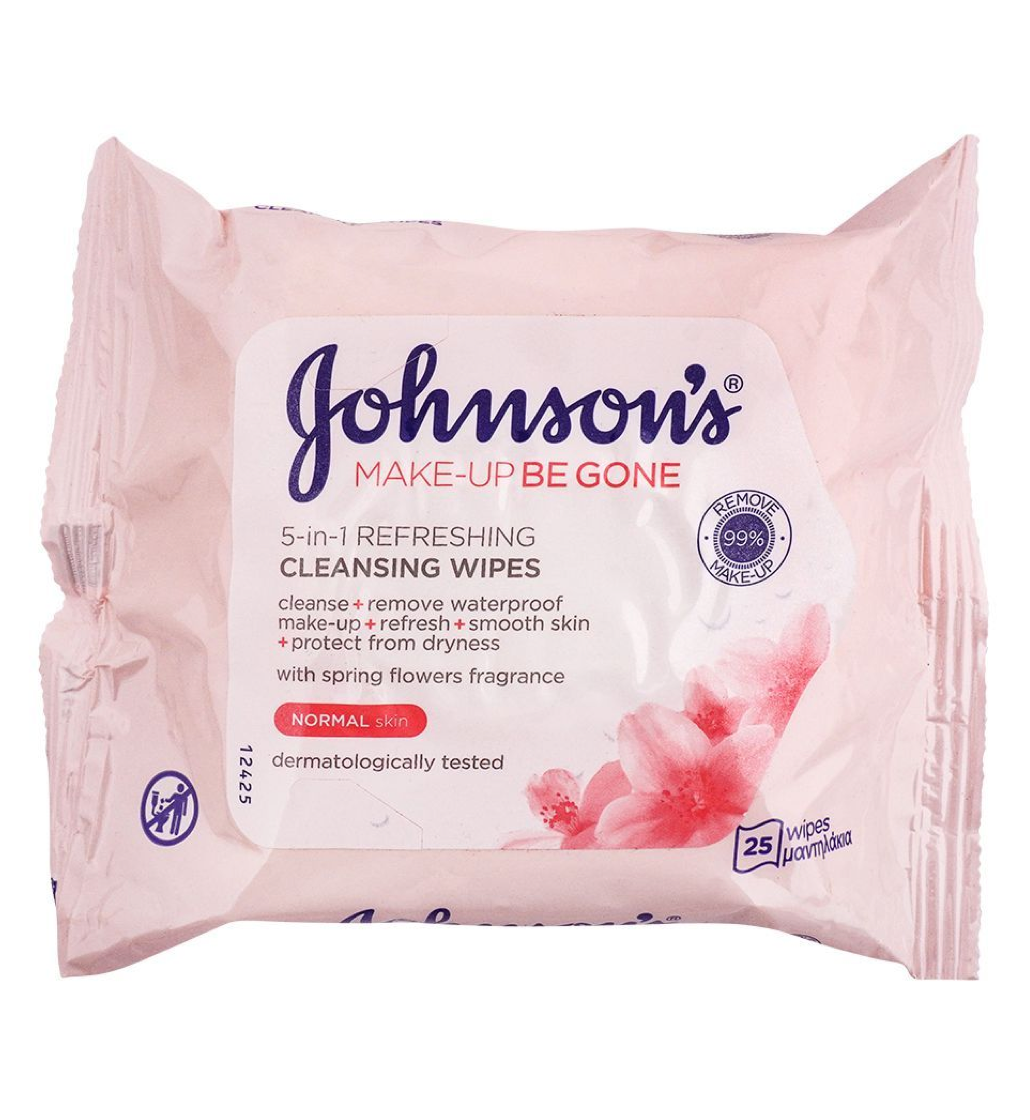 Johnson’s Make Up Be Gone 5-in-1 Refreshing Cleansing Wipes