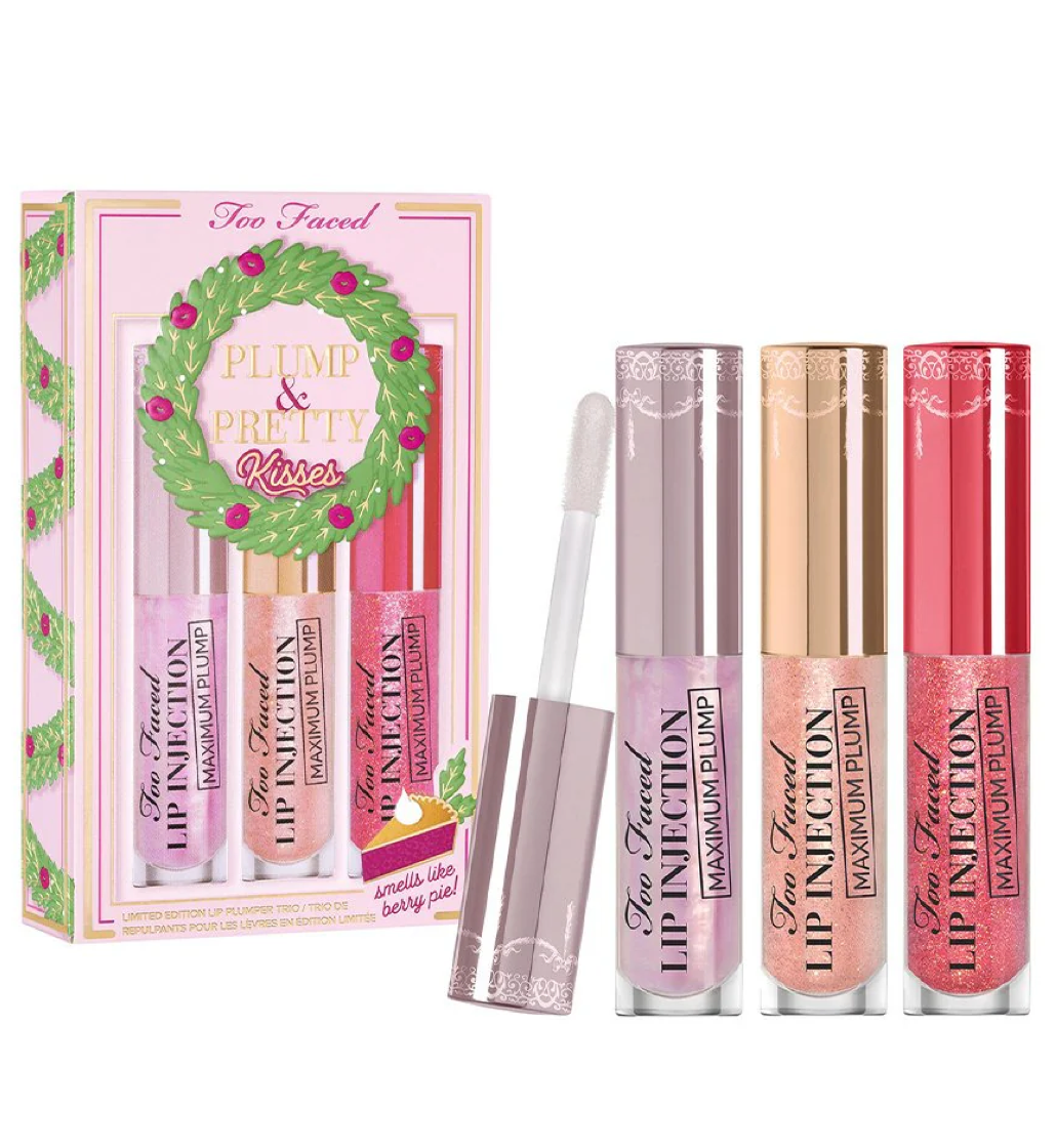 Too Faced Plump & Pretty Kisses Trio Set