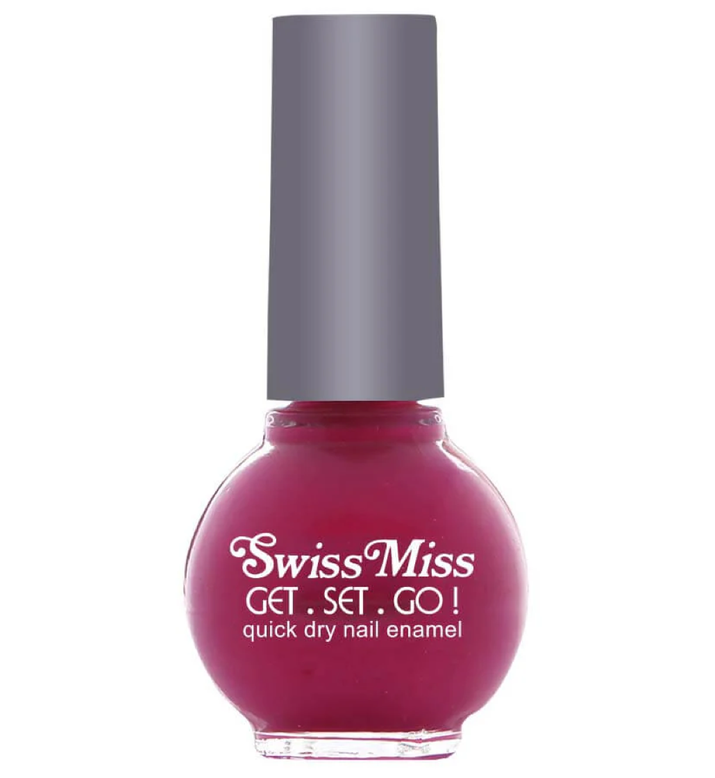 Swiss Miss Get Set Go Quick Dry Nail Paint - 410 Hot Hibiscus