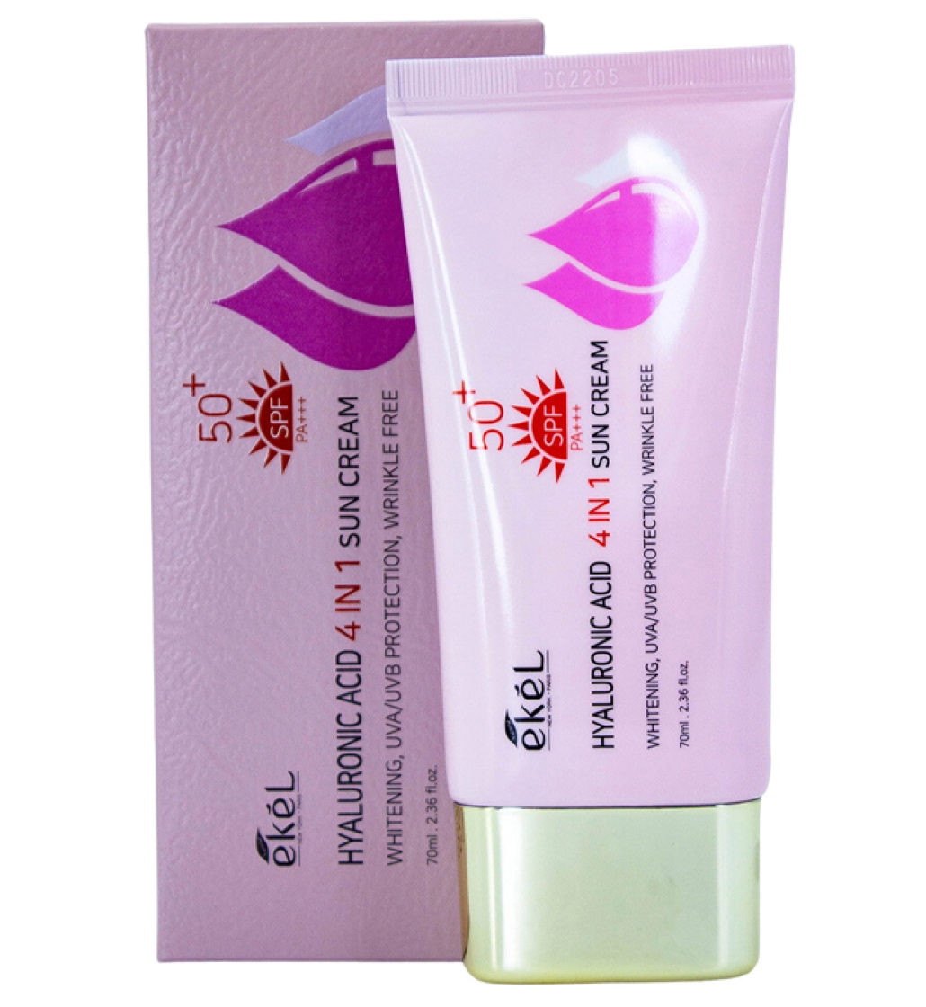 Ekel Hyaluronic Acid 4 In 1 Sun Cream Spf 50+ PA+++