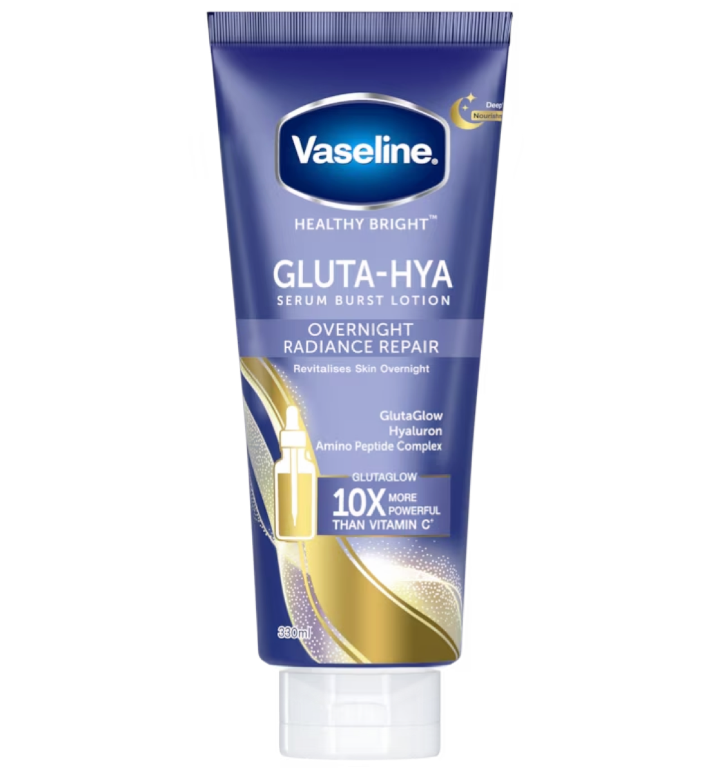 Vaseline® Gluta-Hya Serum Burst Lotion Overnight Radiance Repair