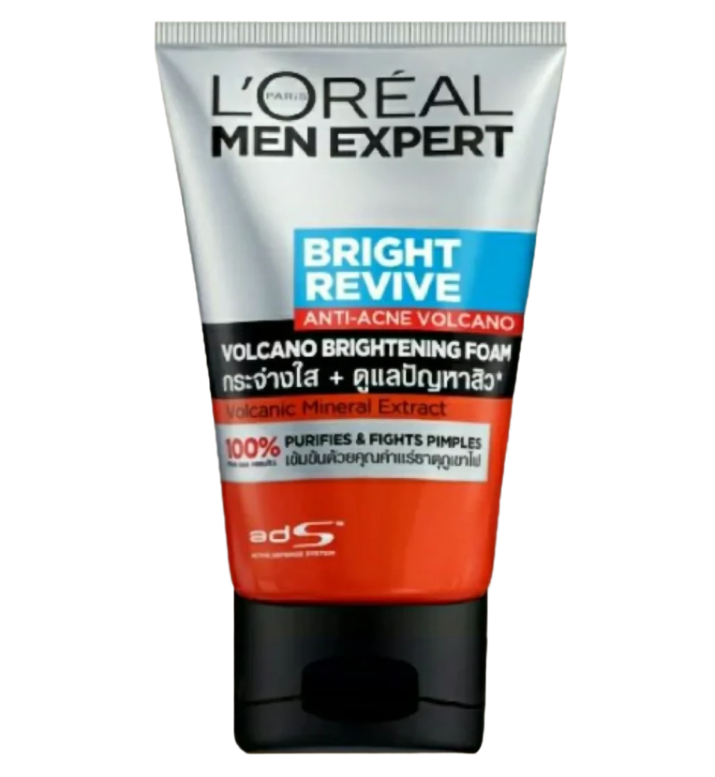 L'Oreal Paris Men Expert Bright Active Anti Acne Volcano Brightening Foam