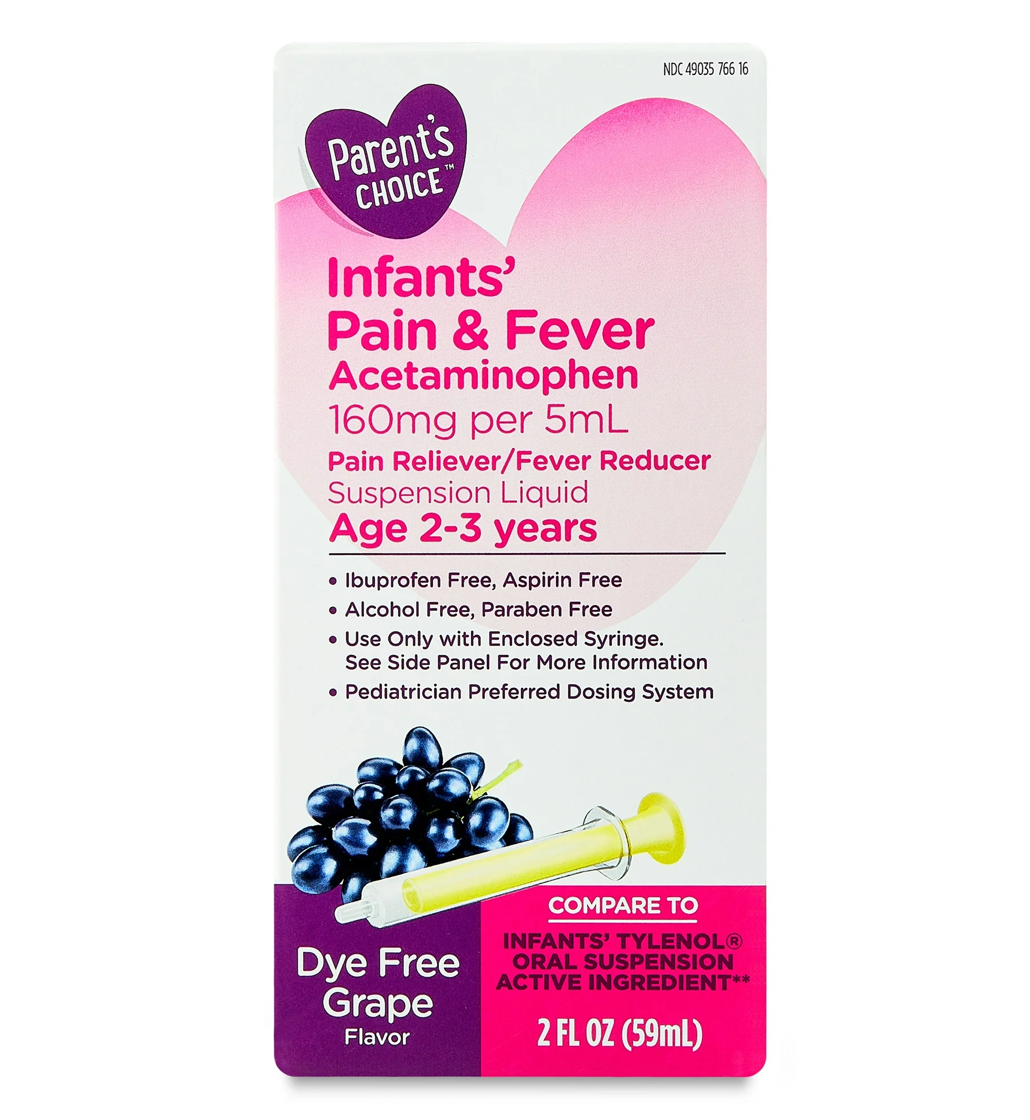 Parent's Choice Infants' Pain and Fever Suspension Liquid