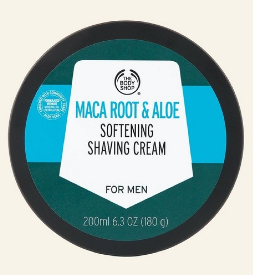 The Body Shop Maca Root & Aloe Softening Shaving Cream For Men