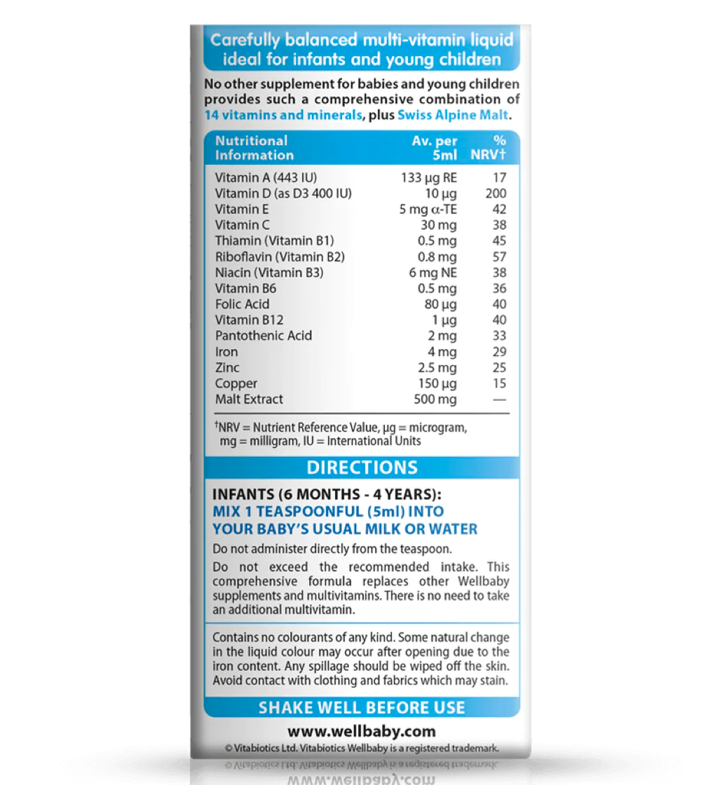 Vitabiotics Wellbaby Multi-Vitamin Liquid