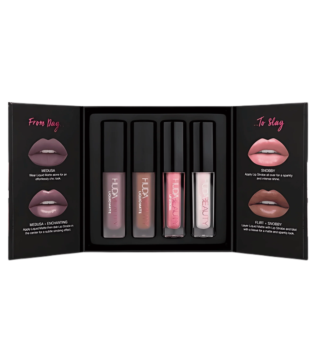 Huda Beauty Matte and Strobe Minis Lip Set