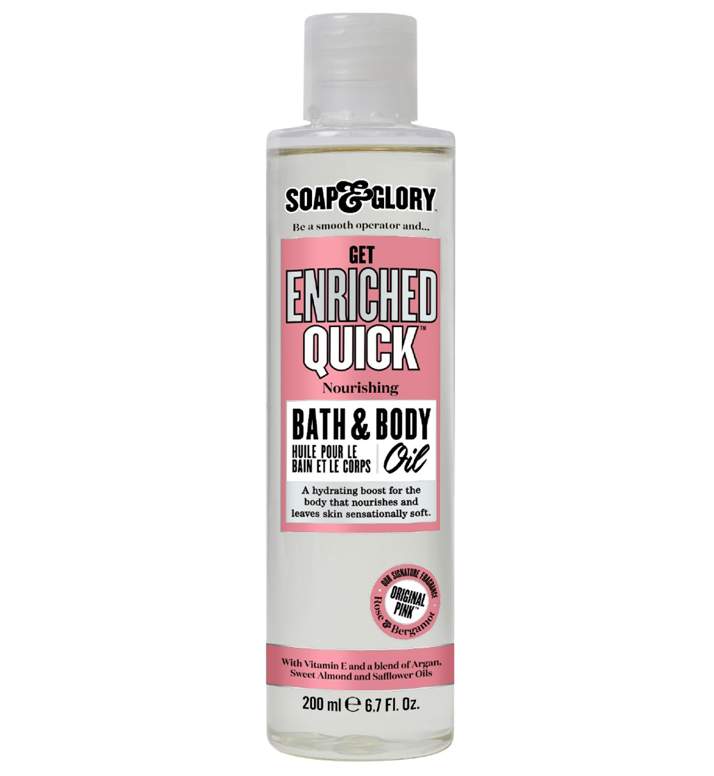 Soap & Glory Original Pink Get Enriched Quick Nourishing Bath Oil